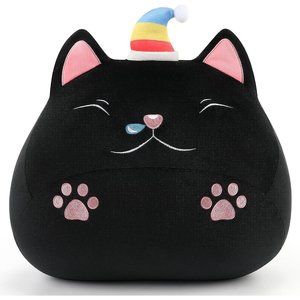 Kids 13 Inch Drowsy Black Cat Cute Plushie Toy